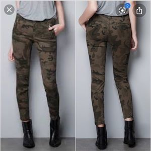 ZARA Camouflage Jeans